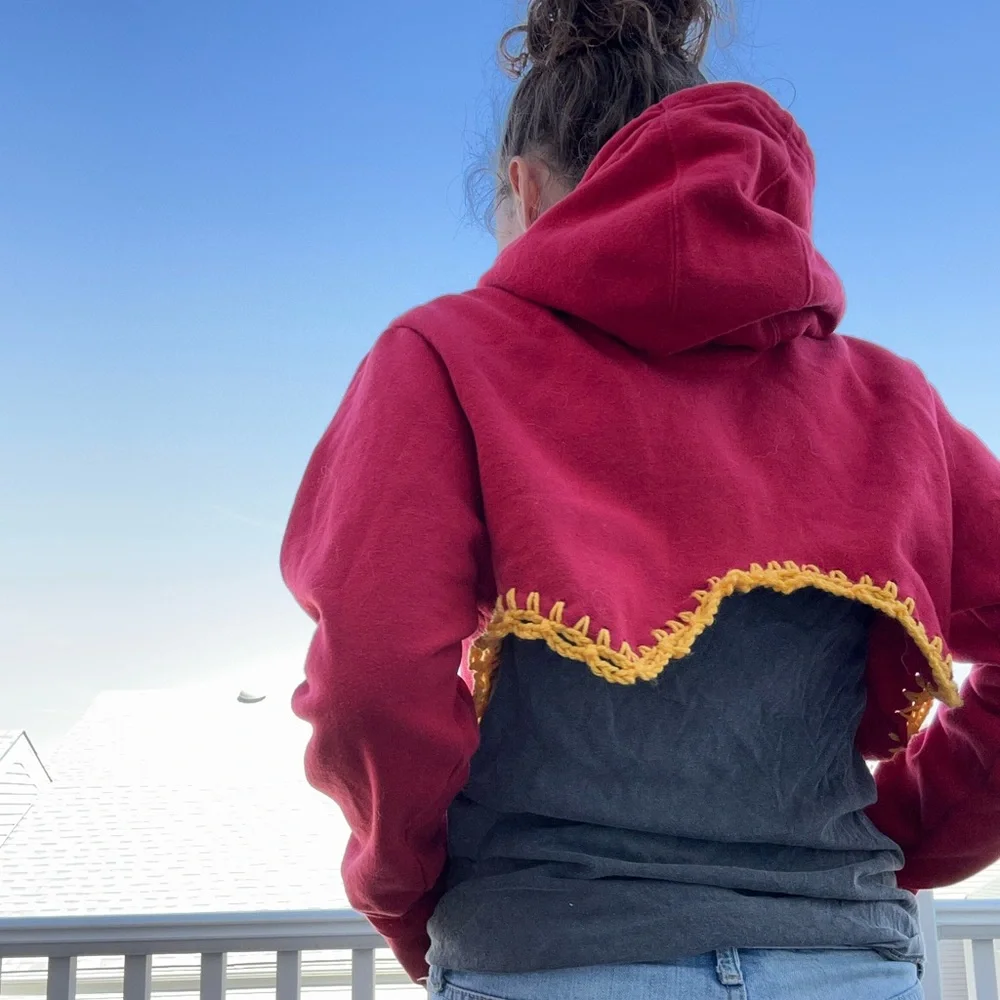 49ers‎ cropped hoodie